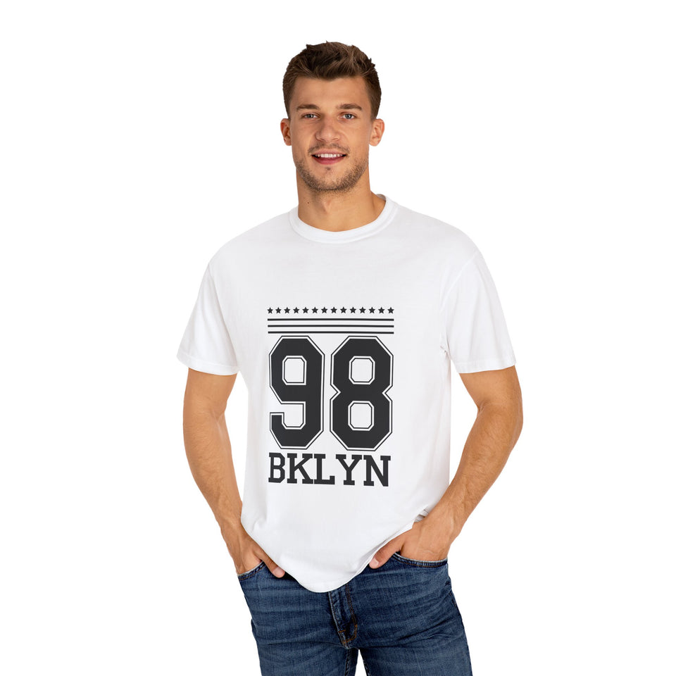 Brooklyn Vintage Style Unisex T-Shirt with 98 Graphic - Casual Wear, Street Style, Gift for Him or Her, Hip Hop Fashion, Summer Essential