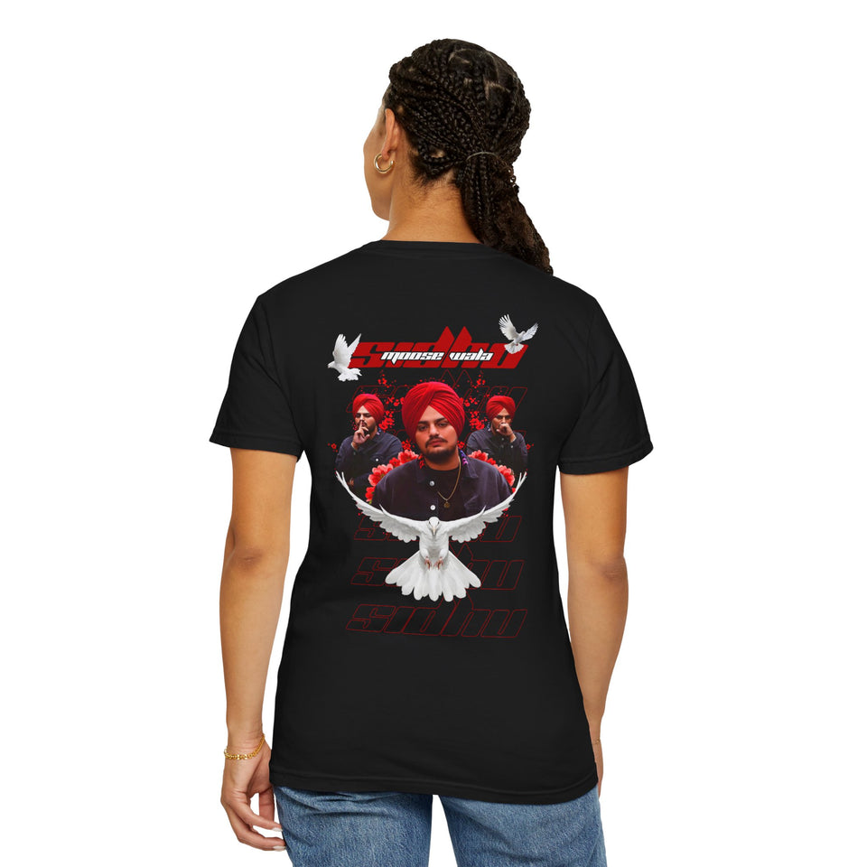 Sidhu Moosa Wala T-Shirt | Unisex Garment-Dyed Legends Never Die T-Shirt - Streetwear Vibe