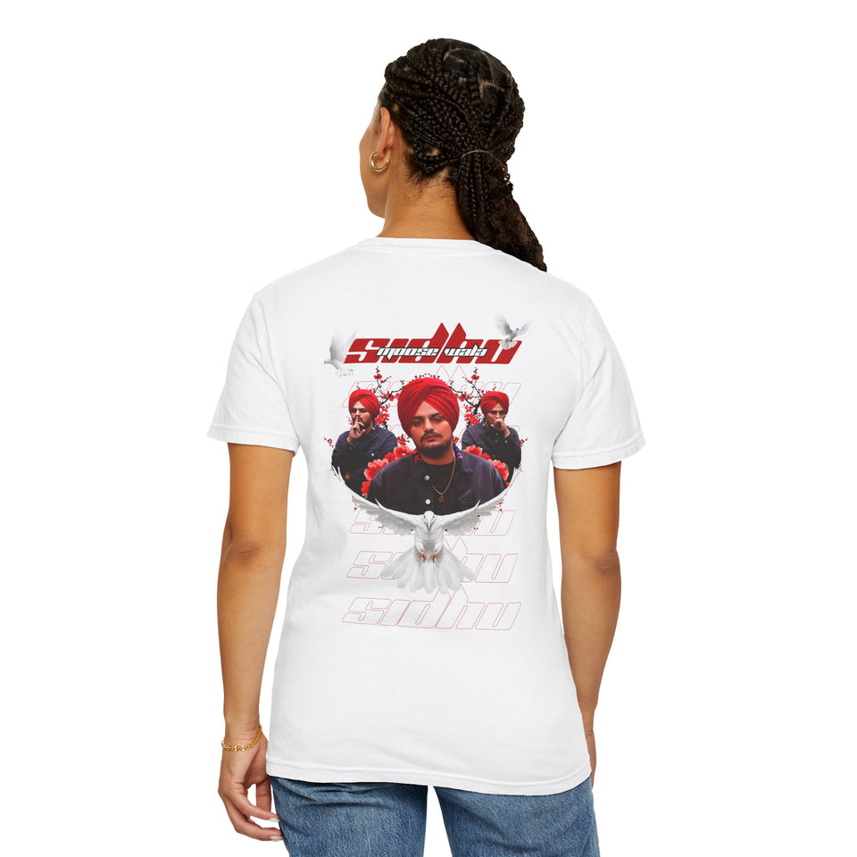 Sidhu Moosa Wala T-Shirt | Unisex Garment-Dyed Legends Never Die T-Shirt - Streetwear Vibe