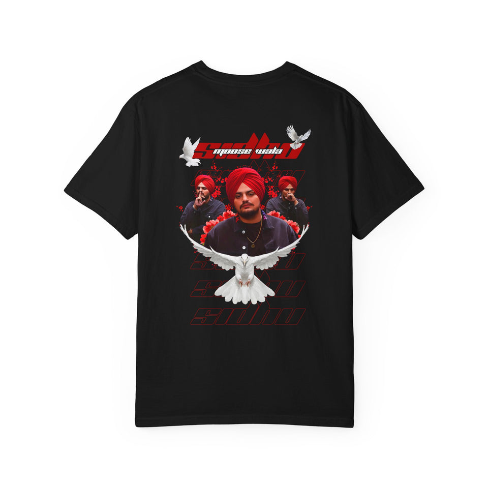 Sidhu Moosa Wala T-Shirt | Unisex Garment-Dyed Legends Never Die T-Shirt - Streetwear Vibe