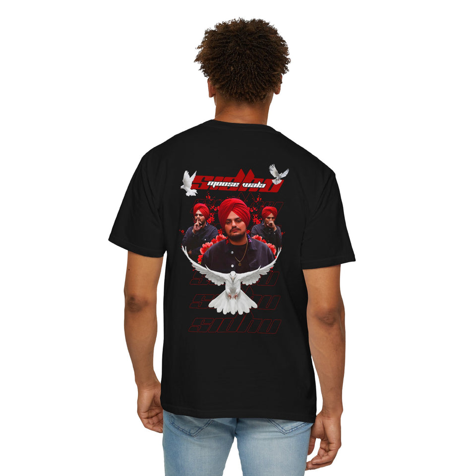 Sidhu Moosa Wala T-Shirt | Unisex Garment-Dyed Legends Never Die T-Shirt - Streetwear Vibe