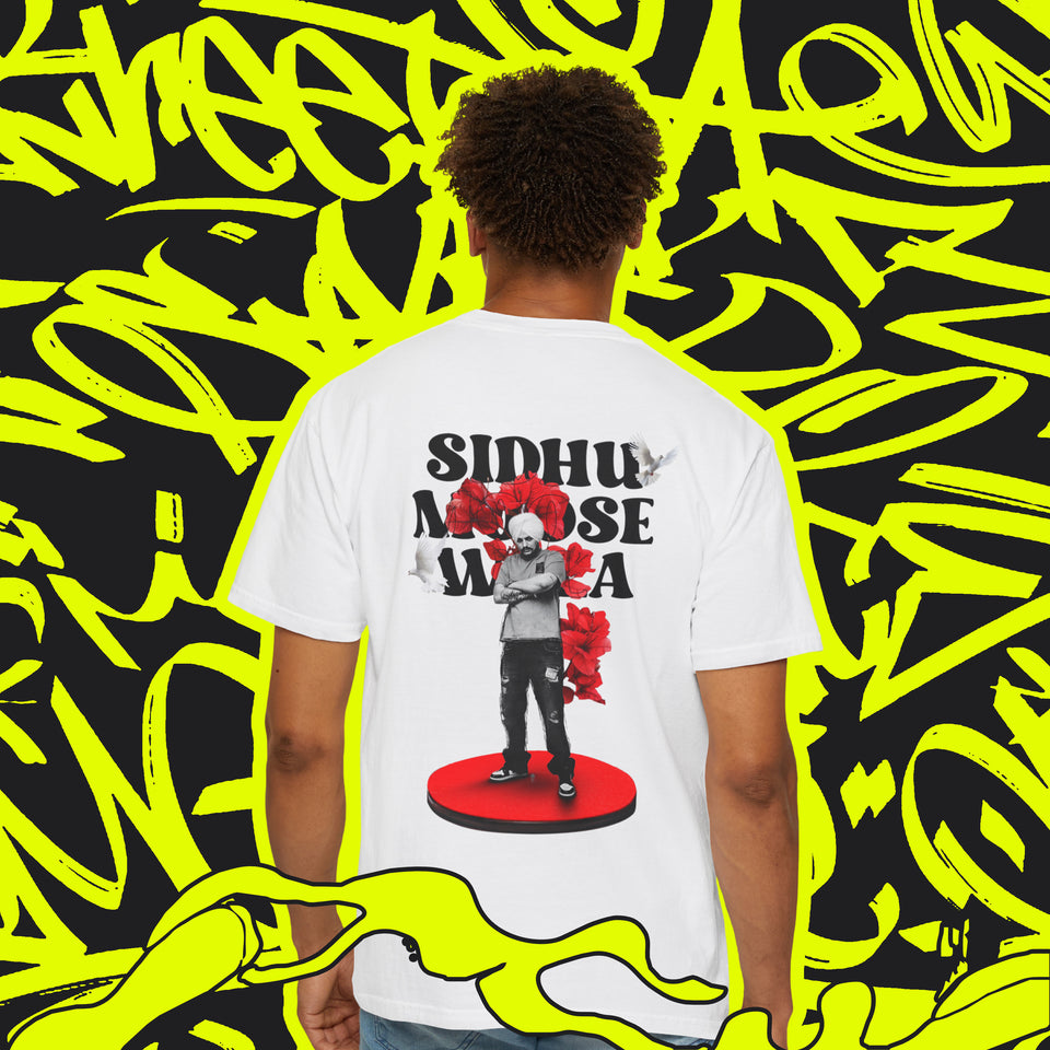 Sidhu Moose Wala Floral Graphic Unisex T-Shirt